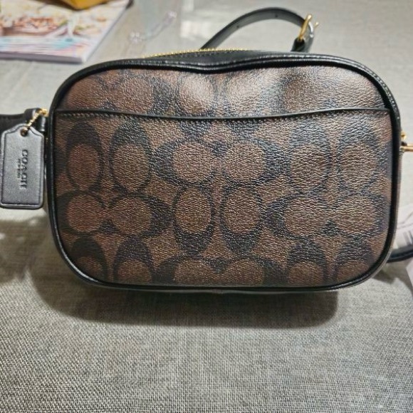 Coach Black and Brown Crossbody Bag - Picture 3 of 10